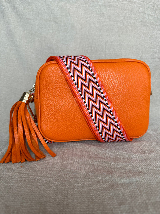 Orange Katie Crossbody Bag